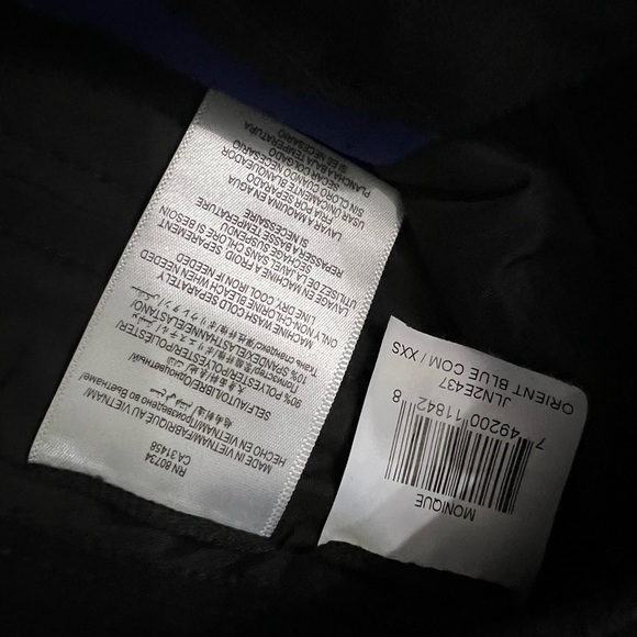 NEW Bcbgmaxazria Dark Blue & Black Monique Color-Blocked Slim Pants – Size XXS - Picture 10 of 10